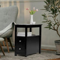 Schmaler MDF-Beistelltisch mit Ladestation
