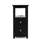 Schmaler MDF-Beistelltisch mit Ladestation