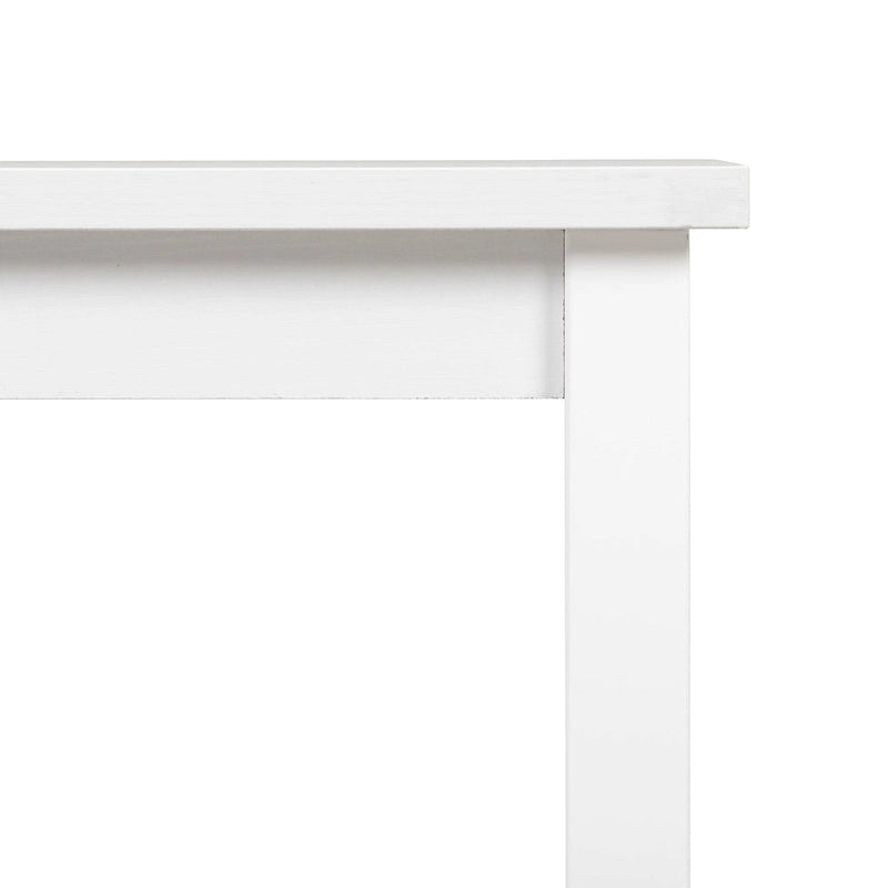 Schmaler MDF-Beistelltisch mit Ladestation