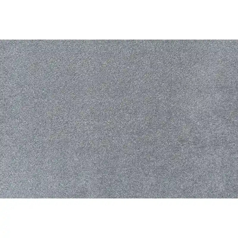 Comodino grigio con due cassetti e vassoio estraibile