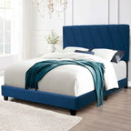 Estructura de cama tapizada tamaño Queen