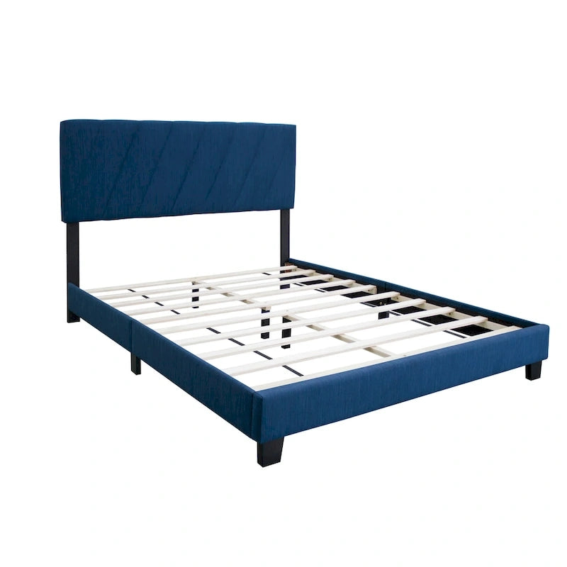 Estructura de cama tapizada tamaño Queen