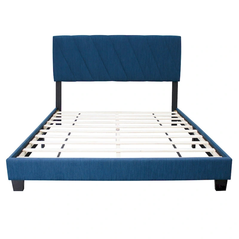 Estructura de cama tapizada tamaño Queen