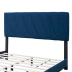 Estructura de cama tapizada tamaño Queen
