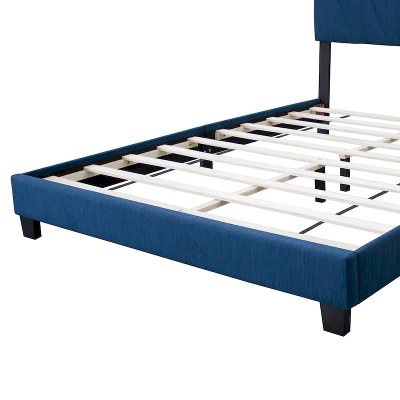 Estructura de cama tapizada tamaño Queen