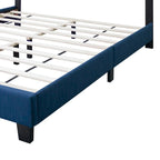 Estructura de cama tapizada tamaño Queen