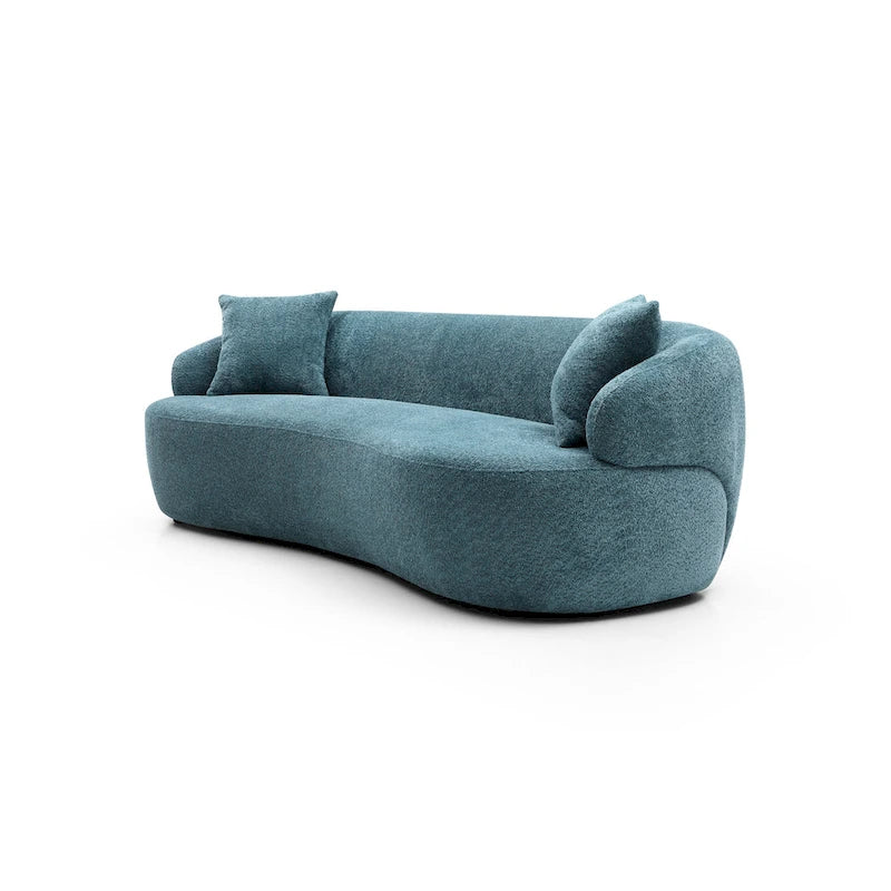 Geschwungenes Polstersofa