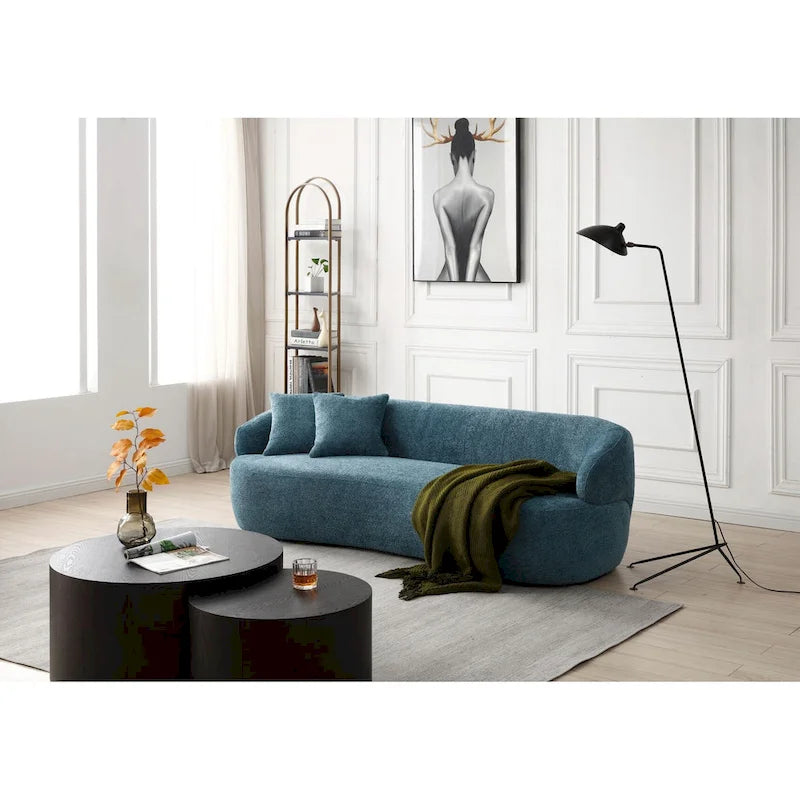 Geschwungenes Polstersofa