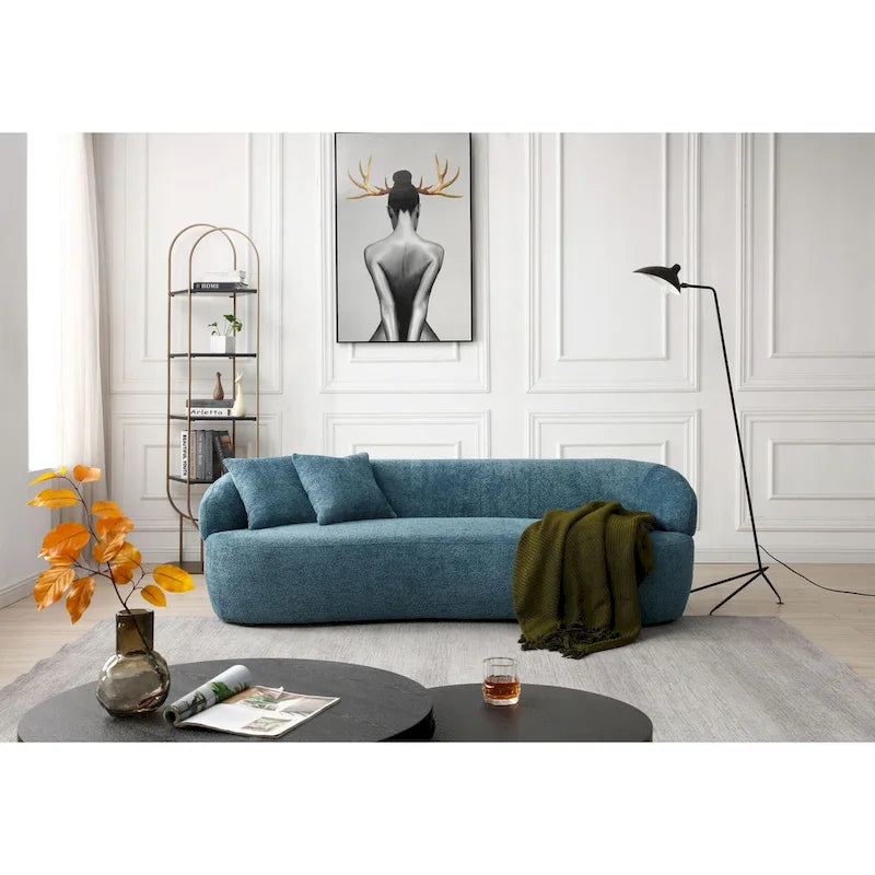 Geschwungenes Polstersofa