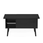 Table basse relevable avec rangement dissimulé et pieds en bois