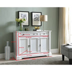 Weißes Sideboard mit Schubladen und verstellbaren Einlegeböden