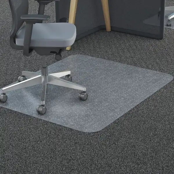 Moda Excellent Home Office PVC Chair Mat Rectangle Shape with Studs