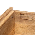 Kommode mit 6 Schubladen in Zementoptik und Naturholz