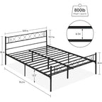 Struttura letto in metallo