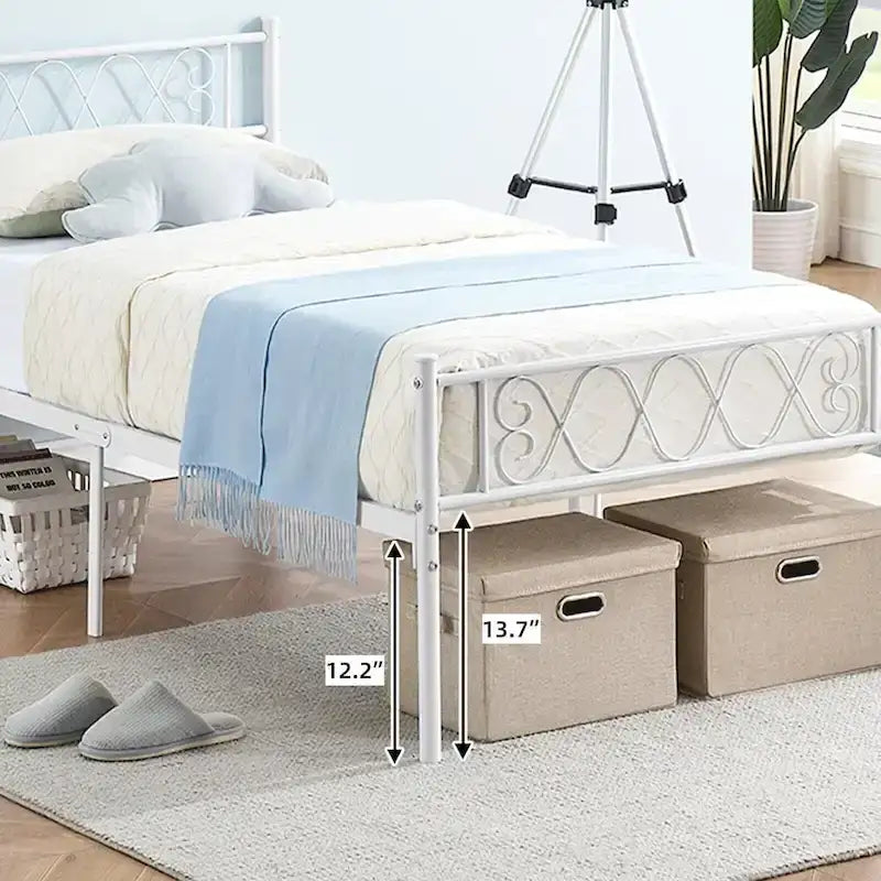 Struttura letto in metallo
