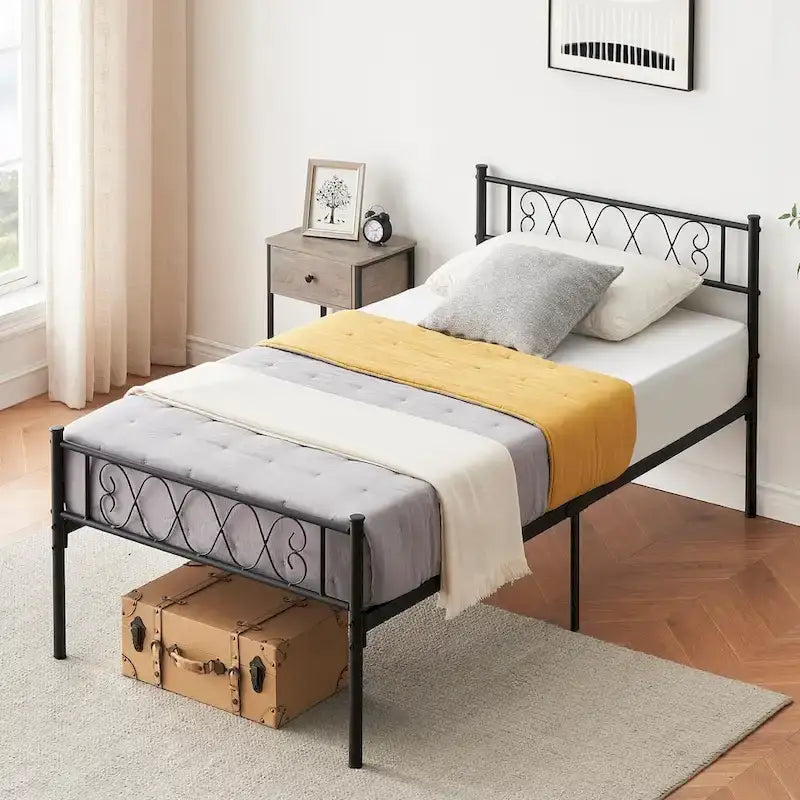 Struttura letto in metallo