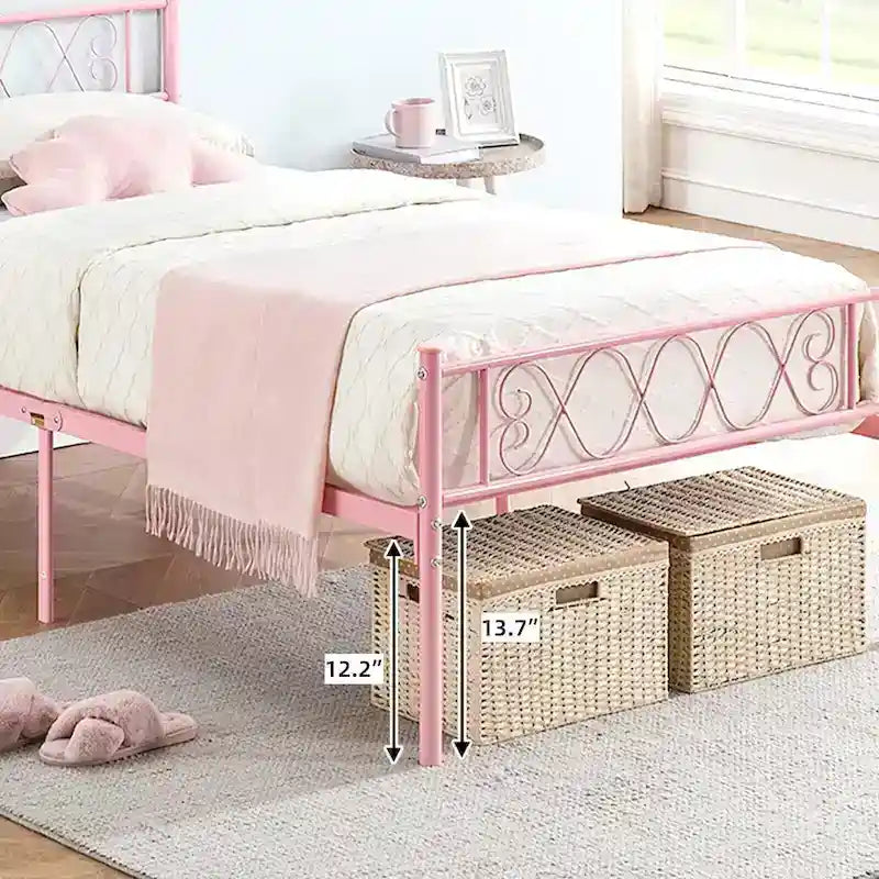 Struttura letto in metallo