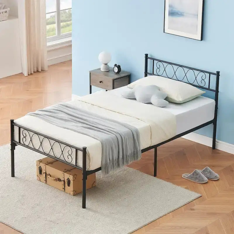 Struttura letto in metallo