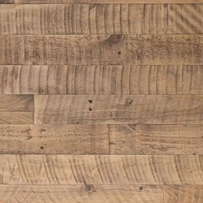 Mesa de comedor con acabado de madera texturizada