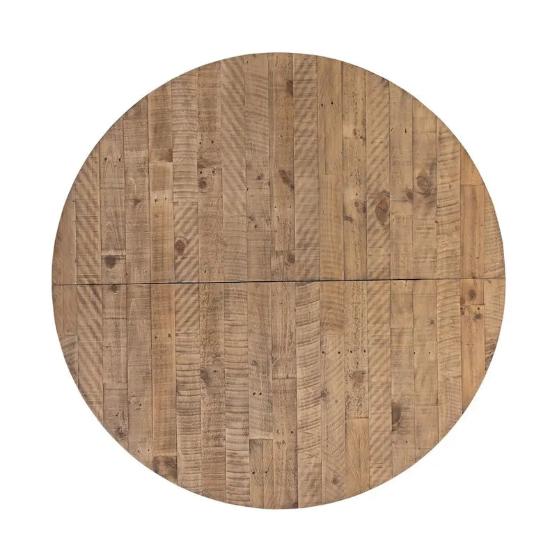Mesa de comedor con acabado de madera texturizada