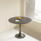 Mesa de comedor redonda de 31.5 pulgadas con base de pedestal