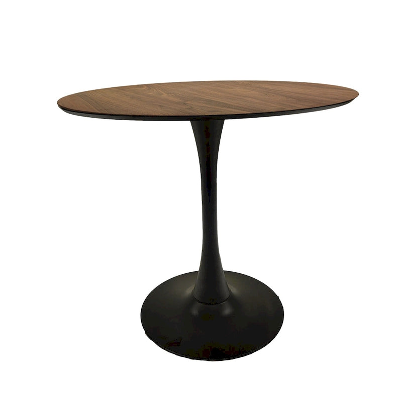 Mesa de comedor redonda de 31.5 pulgadas con base de pedestal