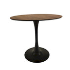 Mesa de comedor redonda de 31.5 pulgadas con base de pedestal