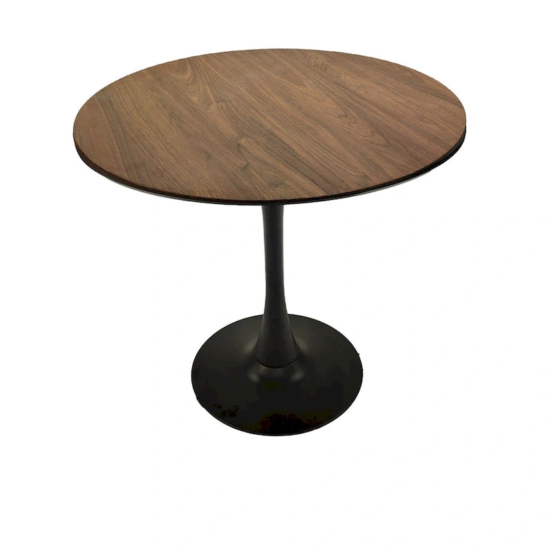 Mesa de comedor redonda de 31.5 pulgadas con base de pedestal