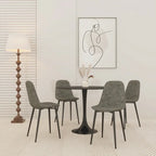 Mesa de comedor redonda de 31.5 pulgadas con base de pedestal