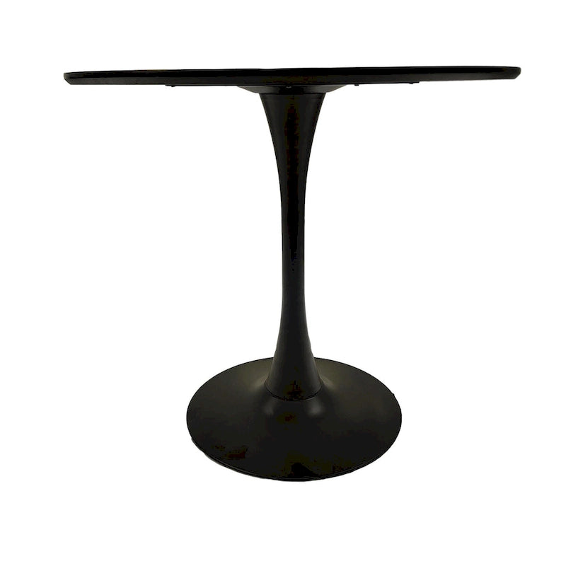 Mesa de comedor redonda de 31.5 pulgadas con base de pedestal