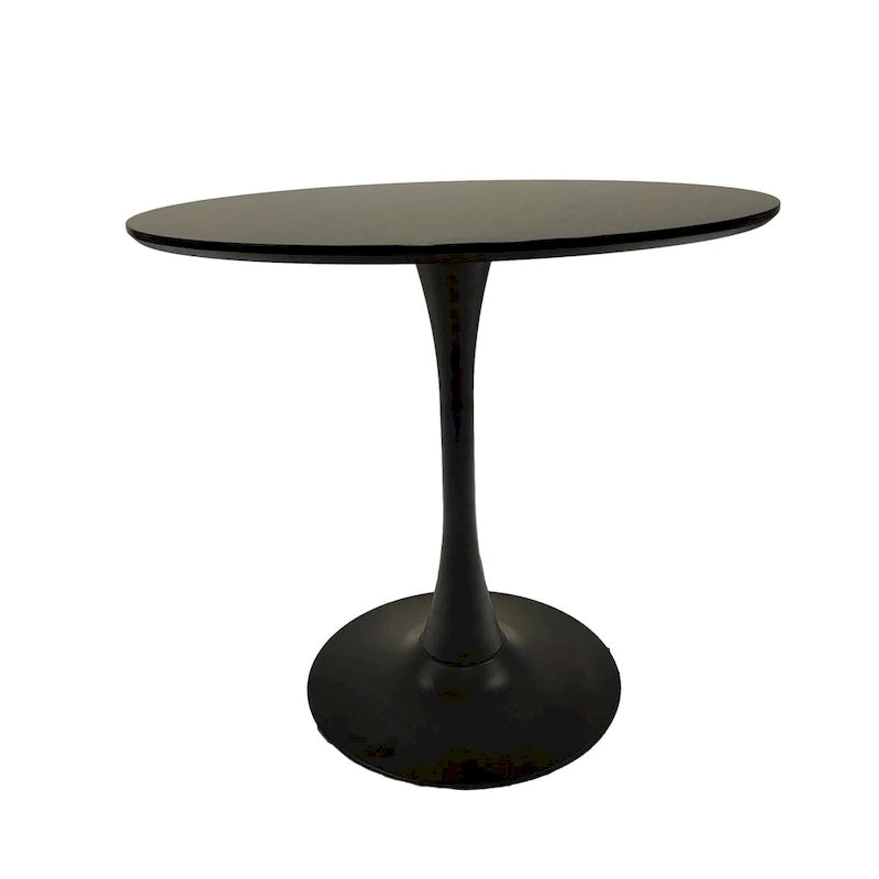 Mesa de comedor redonda de 31.5 pulgadas con base de pedestal