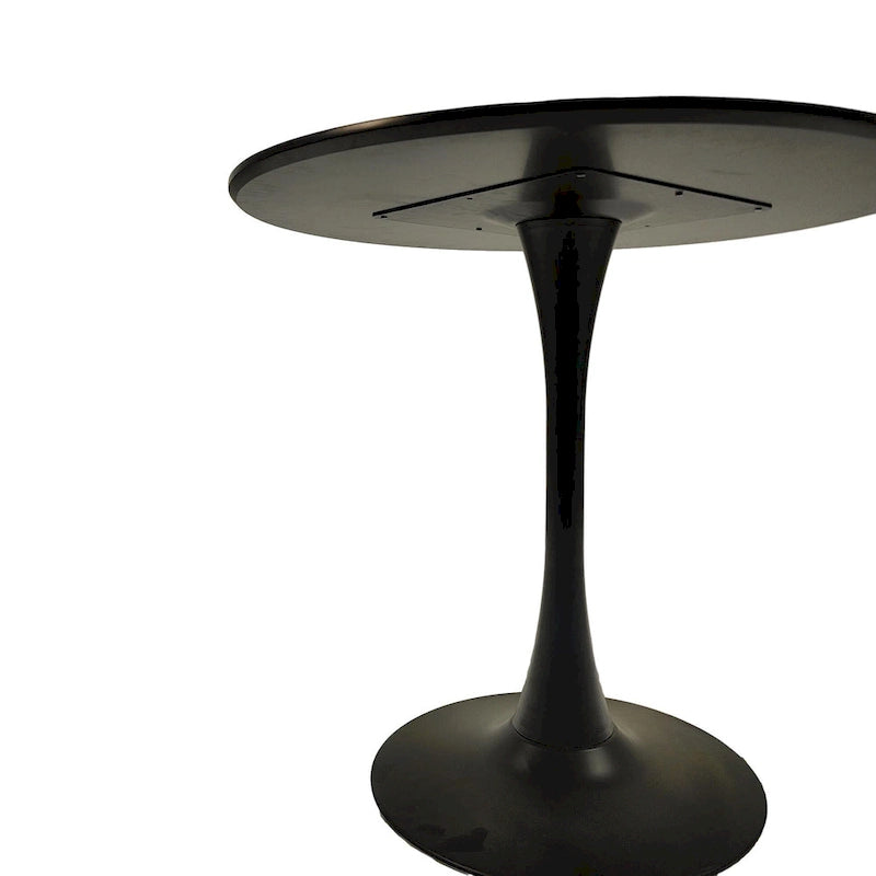 Mesa de comedor redonda de 31.5 pulgadas con base de pedestal