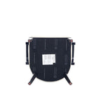 Fauteuil de salle à manger rembourré en similicuir et velours