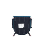 Fauteuil de salle à manger rembourré en similicuir et velours